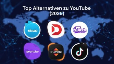 Top Alternativen zu Youtube (2025)